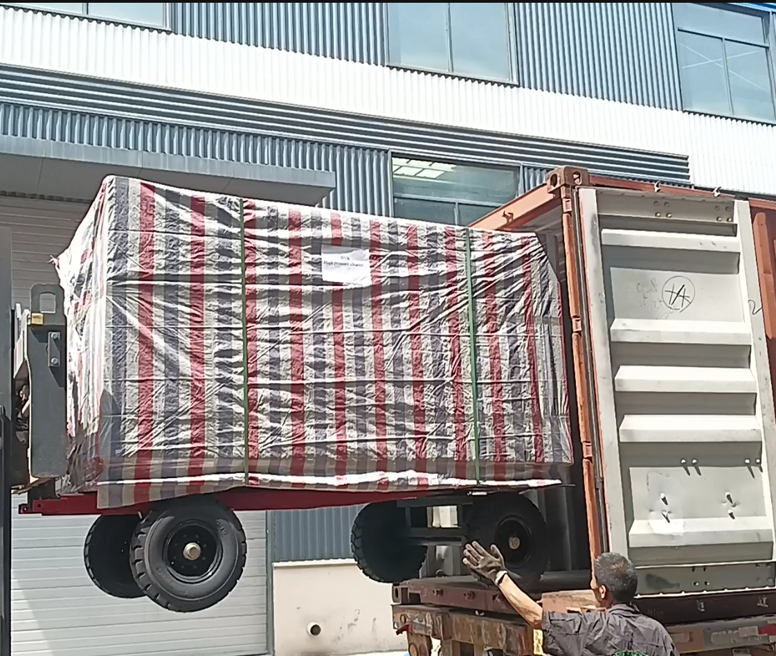 大流量管道清洗設備發(fā)貨